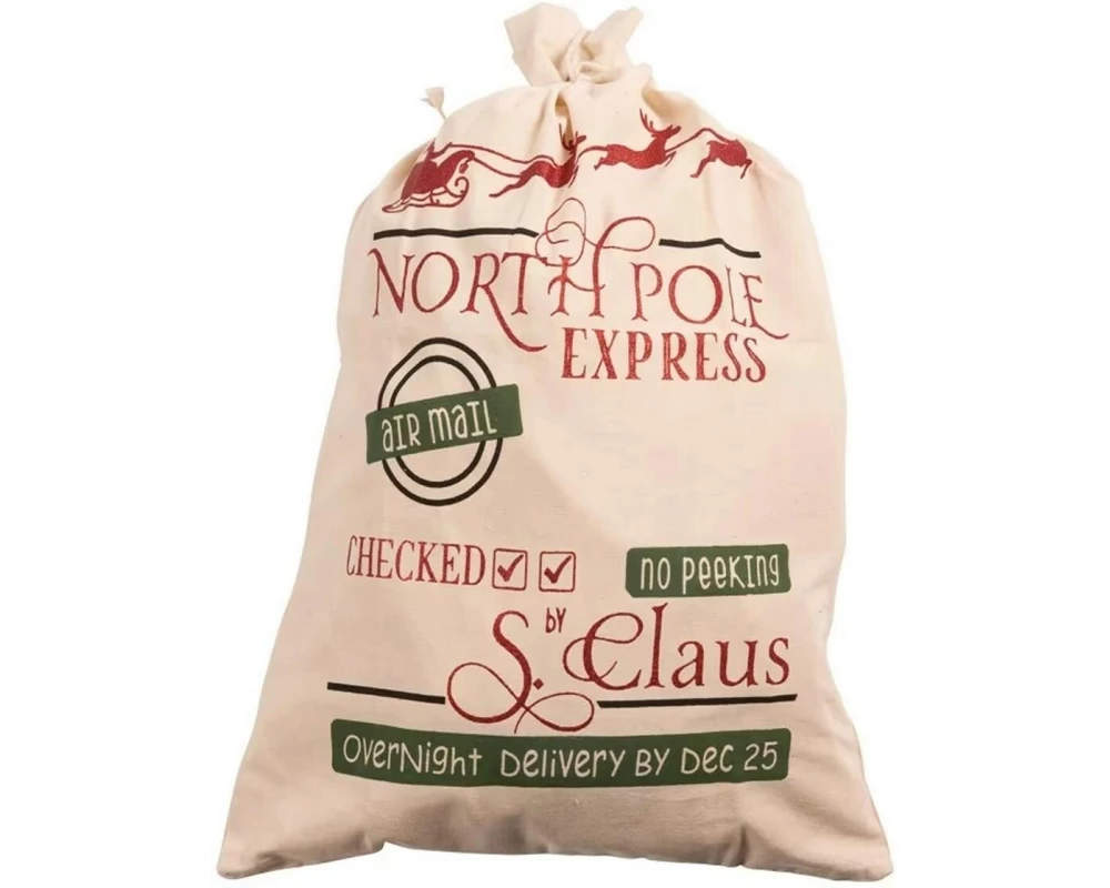Dekomat AG Sack «North Pole Express" 80 x 50 cm