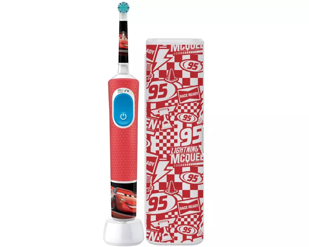 Oral-B Rotationszahnbürste Vitality Pro 103 Kids Cars Rot