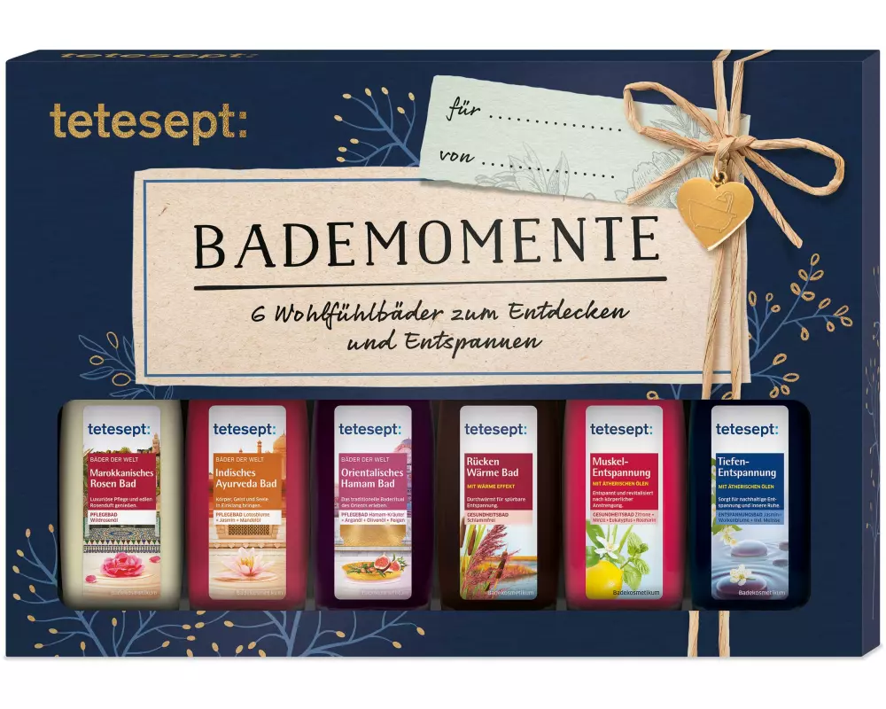 tetesept Geschenkset Bademomente 6-teilig