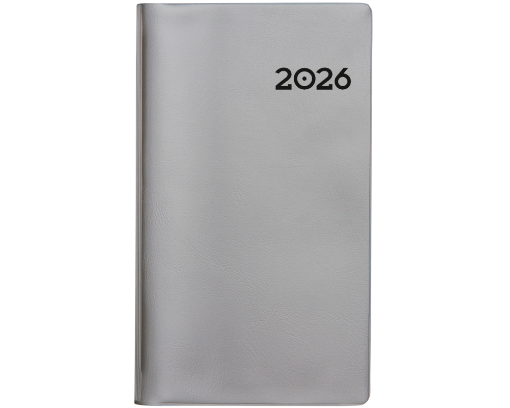 BIELLA Planer Luzern 2026 855512280026U 1M/2S silber ML 8.7x15.3cm