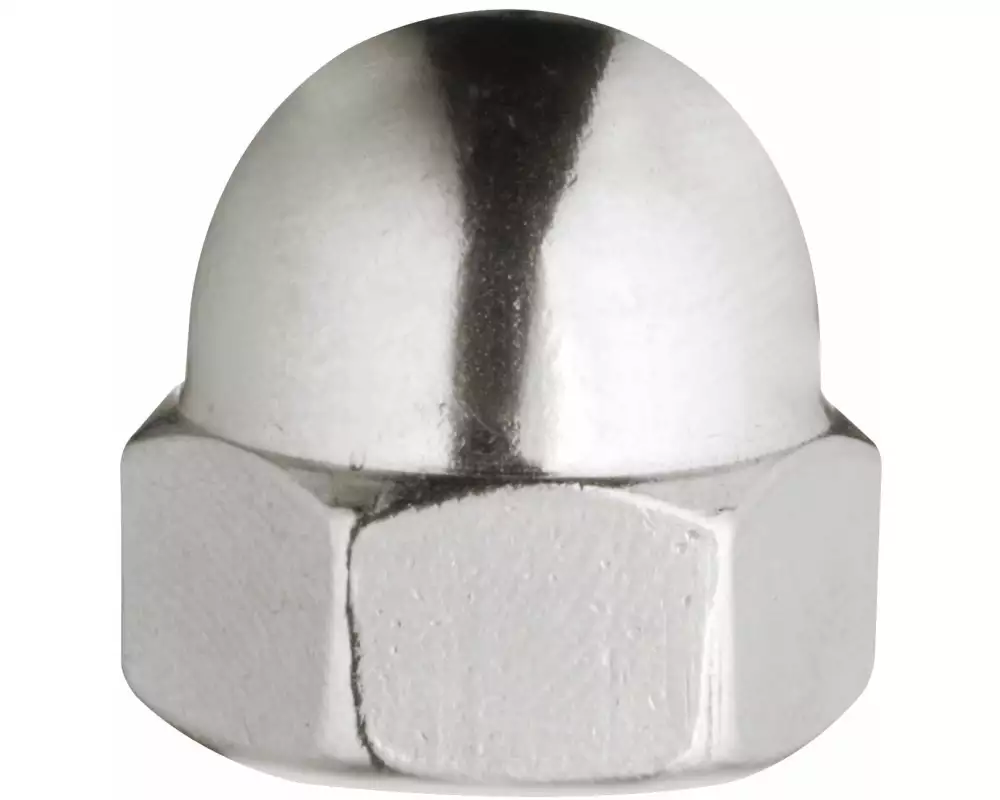 FTM Hutmuttern Messing M4, 6 Stück