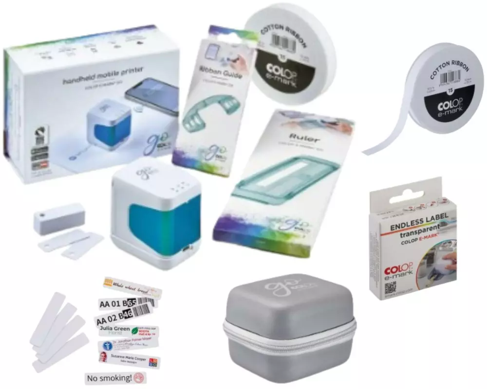 Colop Beschriftungsgerät E-mark Go Stempel Kit