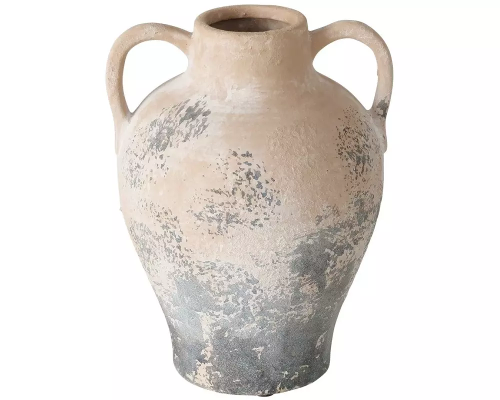 Boltze Vase Sabia 23 cm, Beige/Grau