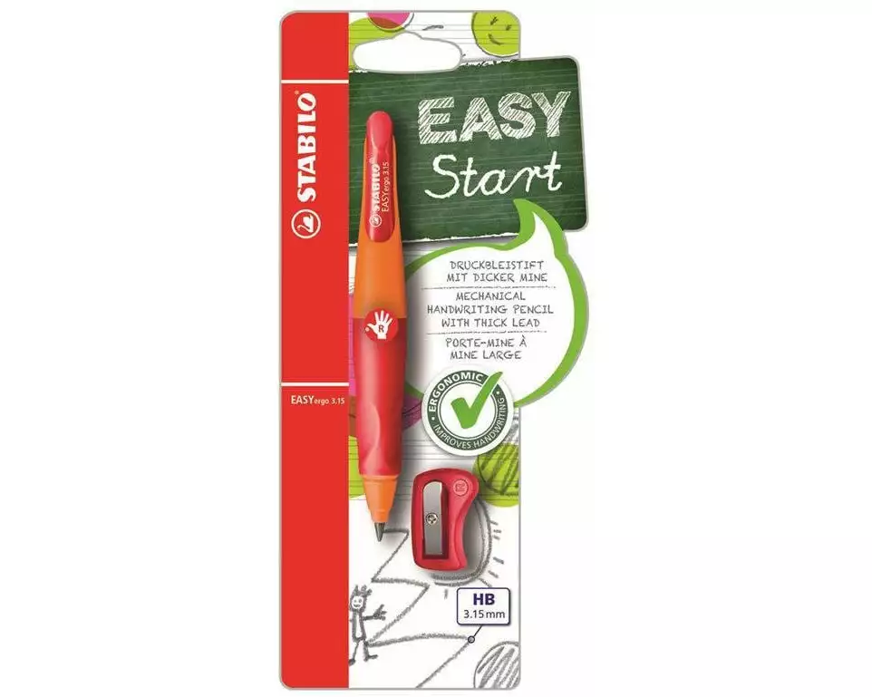 STABILO Minenbleistift EASYergo 3.15 Rechts, Orange