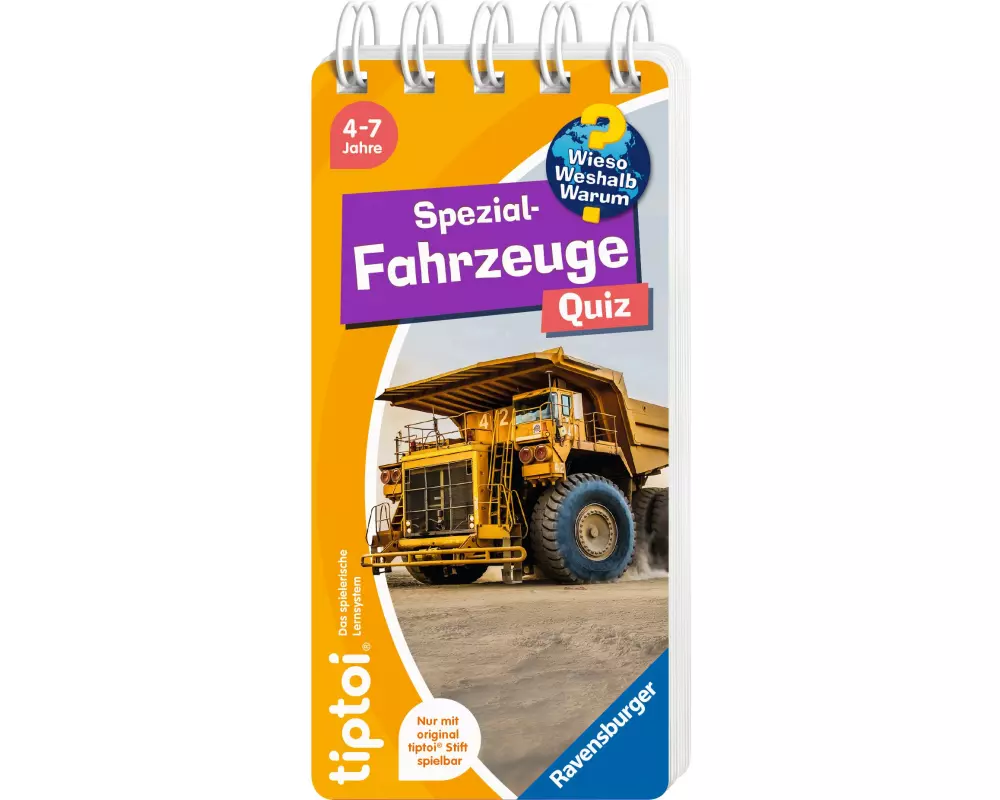 tiptoi Spiel WWW Quiz Spezialfahrzeuge