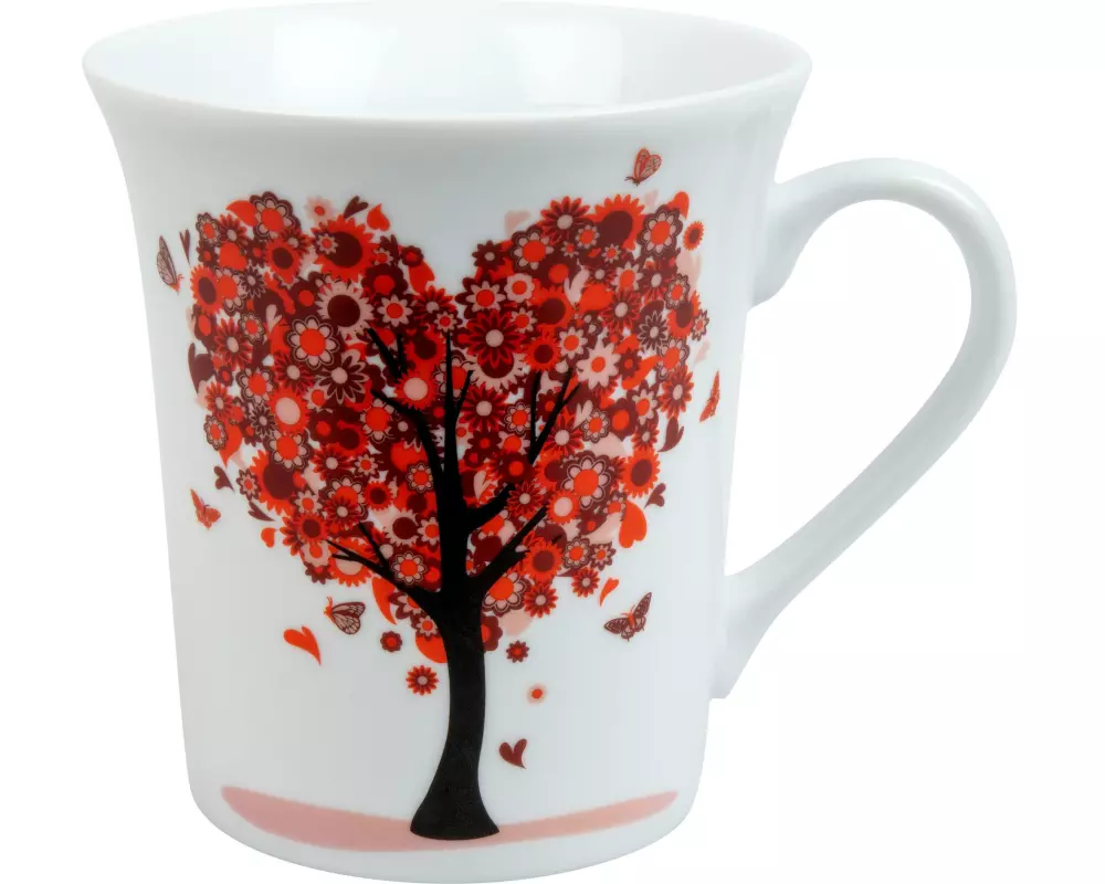 Könitz Universaltasse Love Grows 410 ml, Weiss