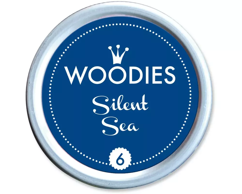 Woodies Stempelkissen Blau