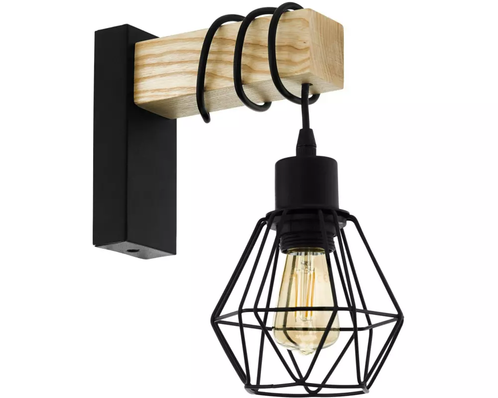 EGLO Leuchten Wandleuchte TOWNSHEND 5 1x E27