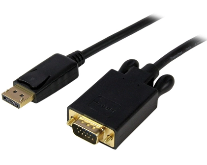 StarTech.com 10ft (3m) DisplayPort to VGA Cable, Active DisplayPort to VGA Adapter Cable, 1080p Video, DP to VGA Monitor Converter Cable