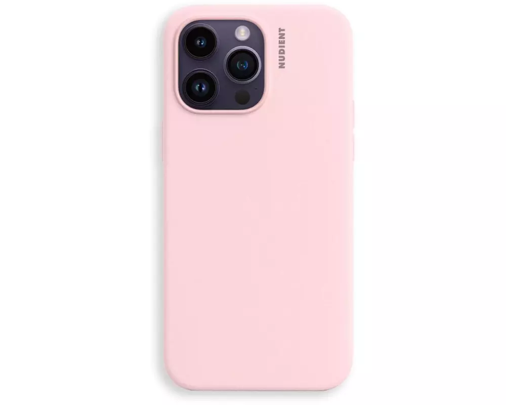 Nudient Back Cover Base Case 14 Pro Max Baby Pink