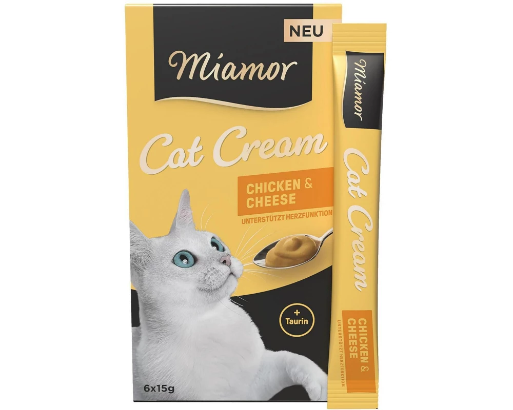 Miamor Cat Cream Huhn+Käse, 6 x 15g 90 g