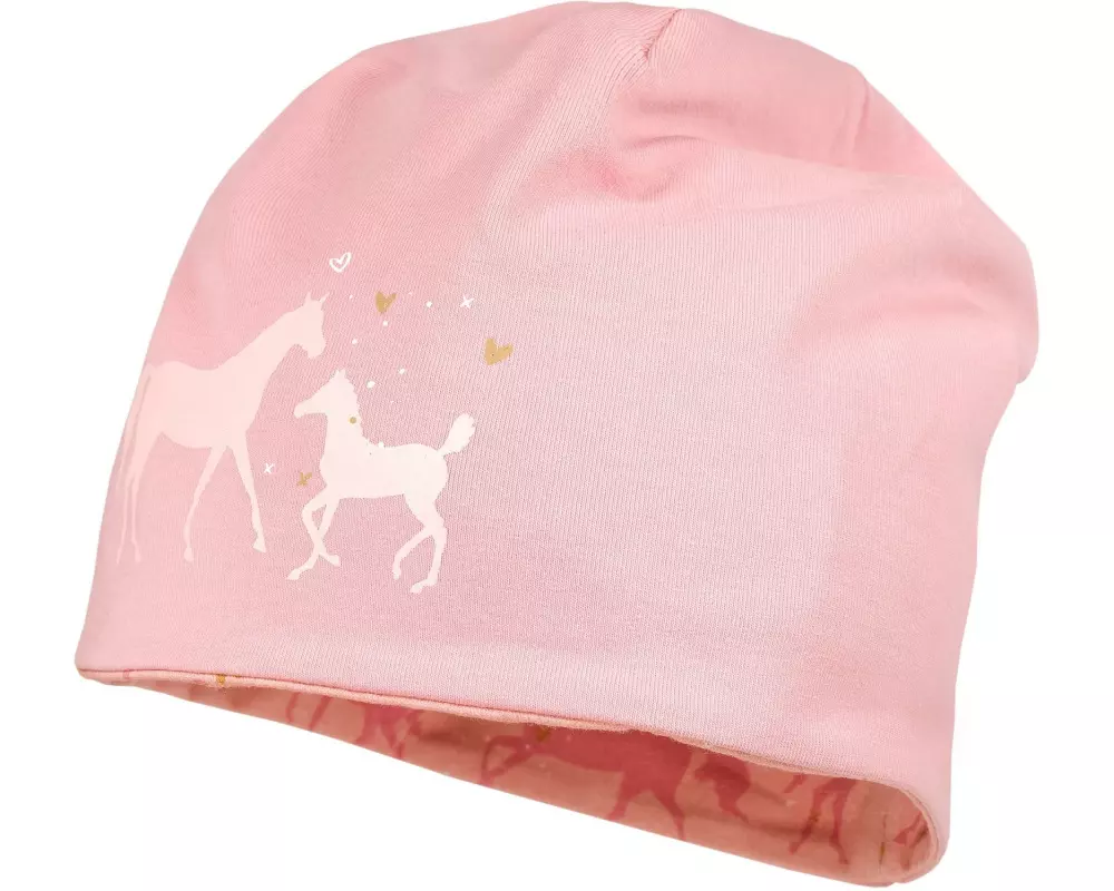 maximo Mütze Beanie reversible Horses Gr. 55 - 57
