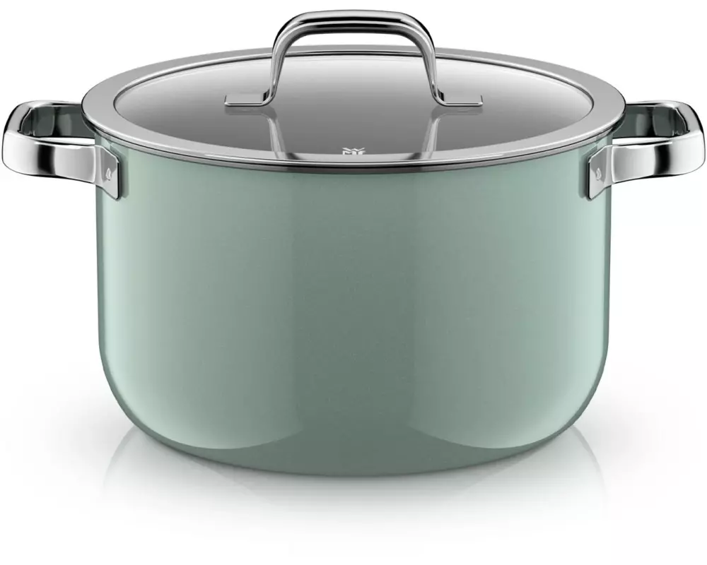 WMF Kochtopf Fusiontec Mineral Pro 24 cm, Eukalyptusgrün