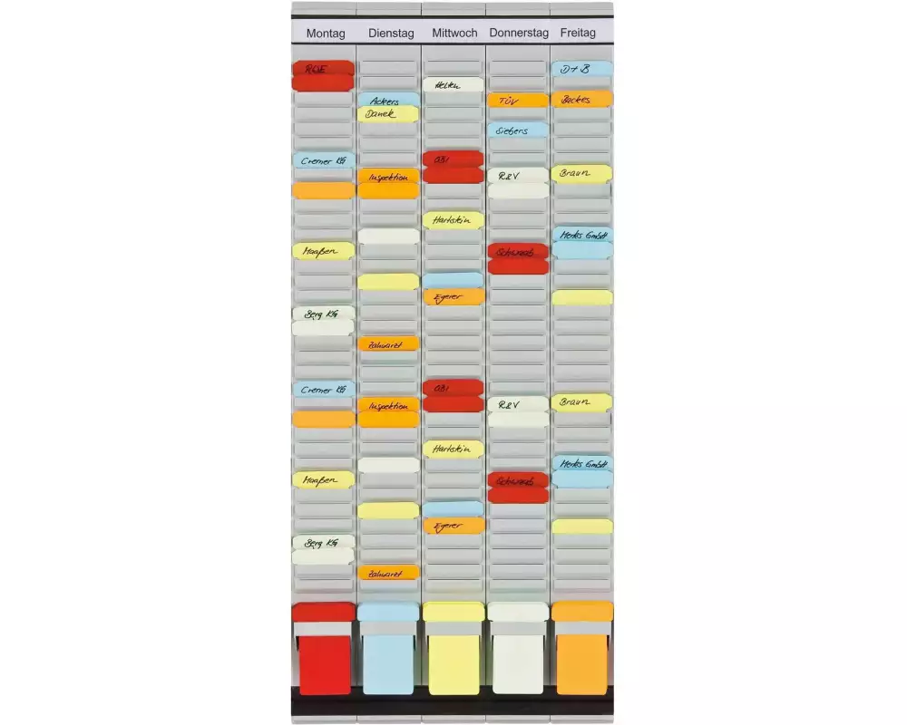 Franken T-Kartentafel Universal 78 cm x 31.5 cm, Grau