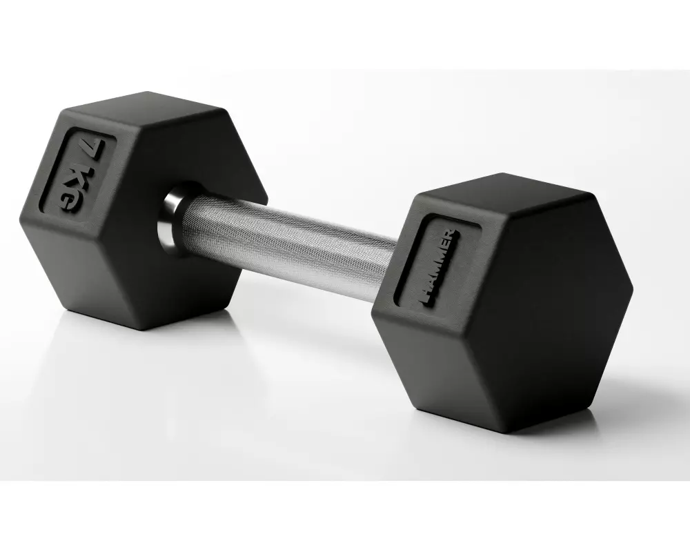HAMMER Kurzhantel Hexagon PRO 1 x 7 kg