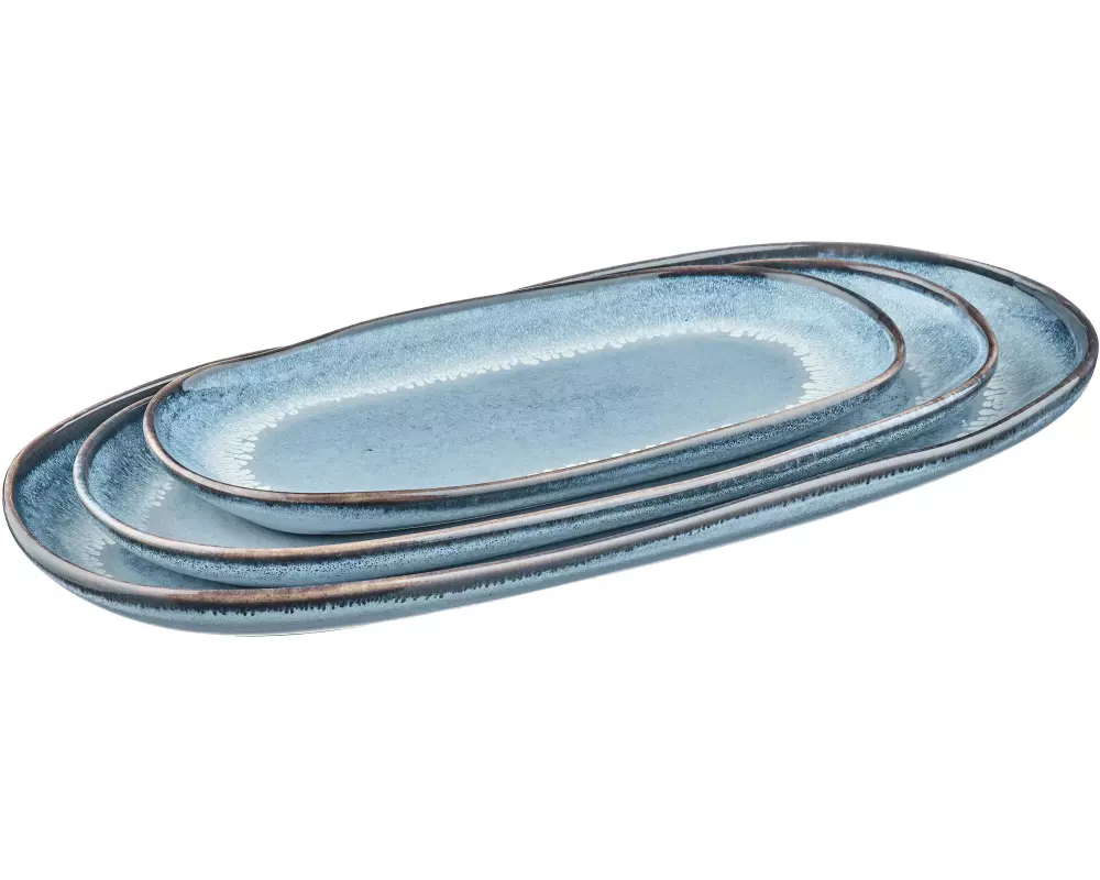 Björn Servierplatte Genesis, 3 Stück, Meer