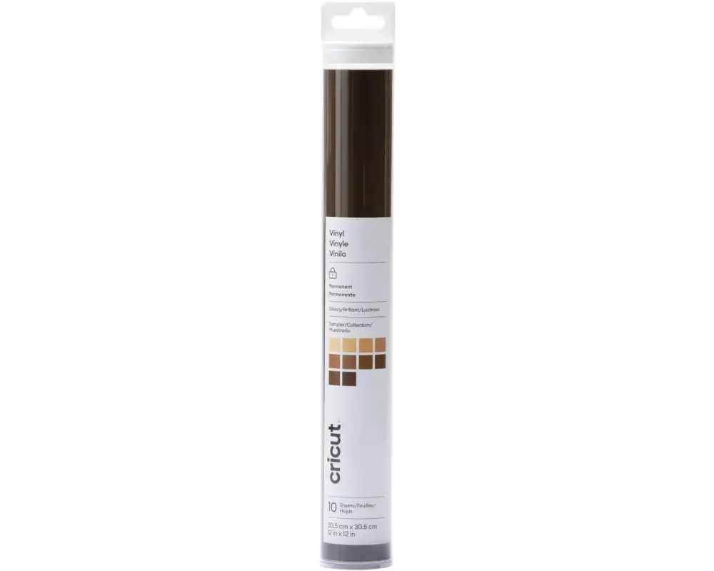 Cricut Vinylfolie Set 30 x 30 cm, 10 Stück, Hautfarbe