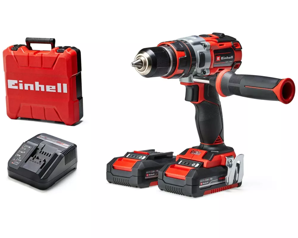 Einhell Professional Akku-Schlagbohrschrauber TD-CD 18 Li-i Brushless Kit