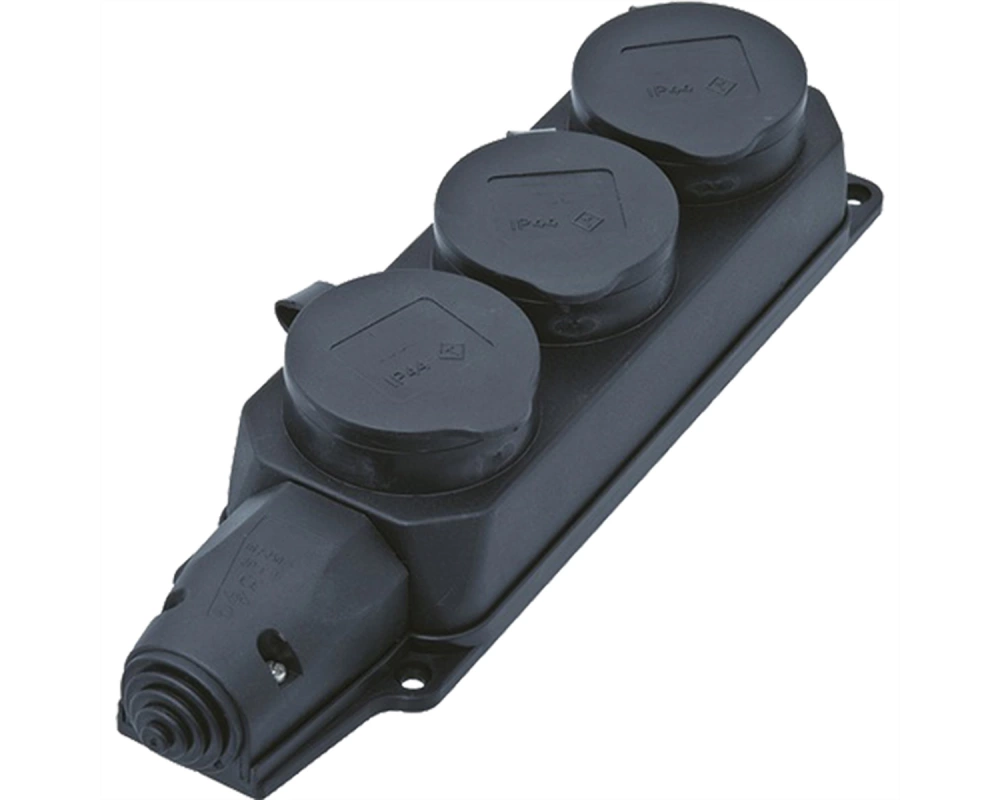BACHMANN Verteiler Steckdose 3xCEE7/3, 3x Schutzkontakt IP44