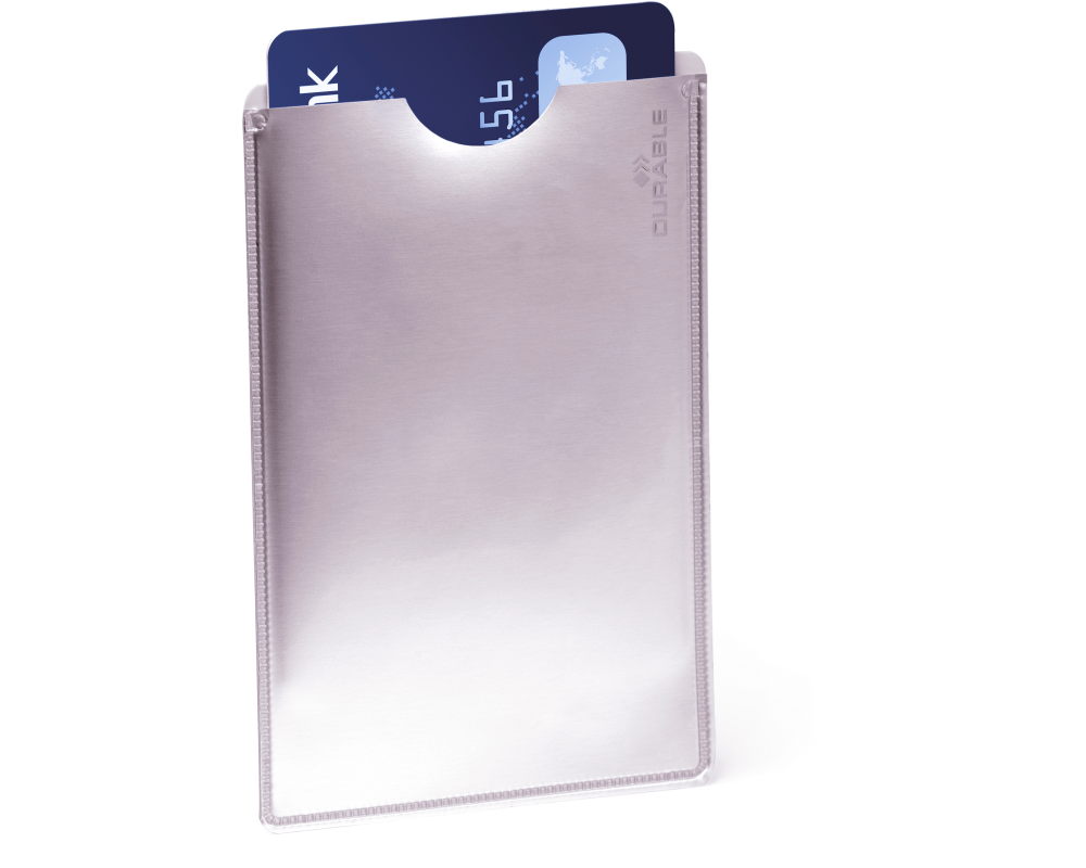 DURABLE Kreditkartenhülle Rfid Secure 890023 10 Stück