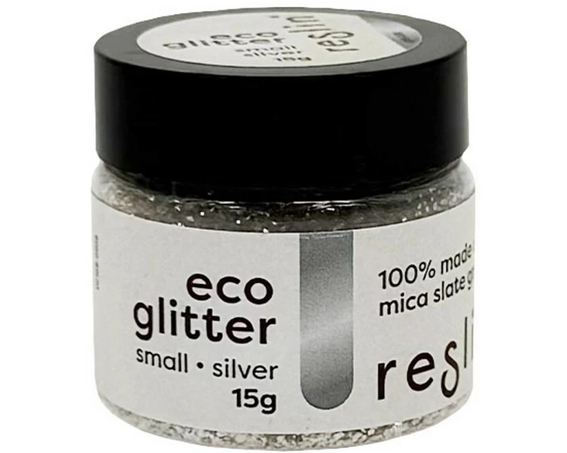 Reslin Farbpigmente Glitzer Small, Silber