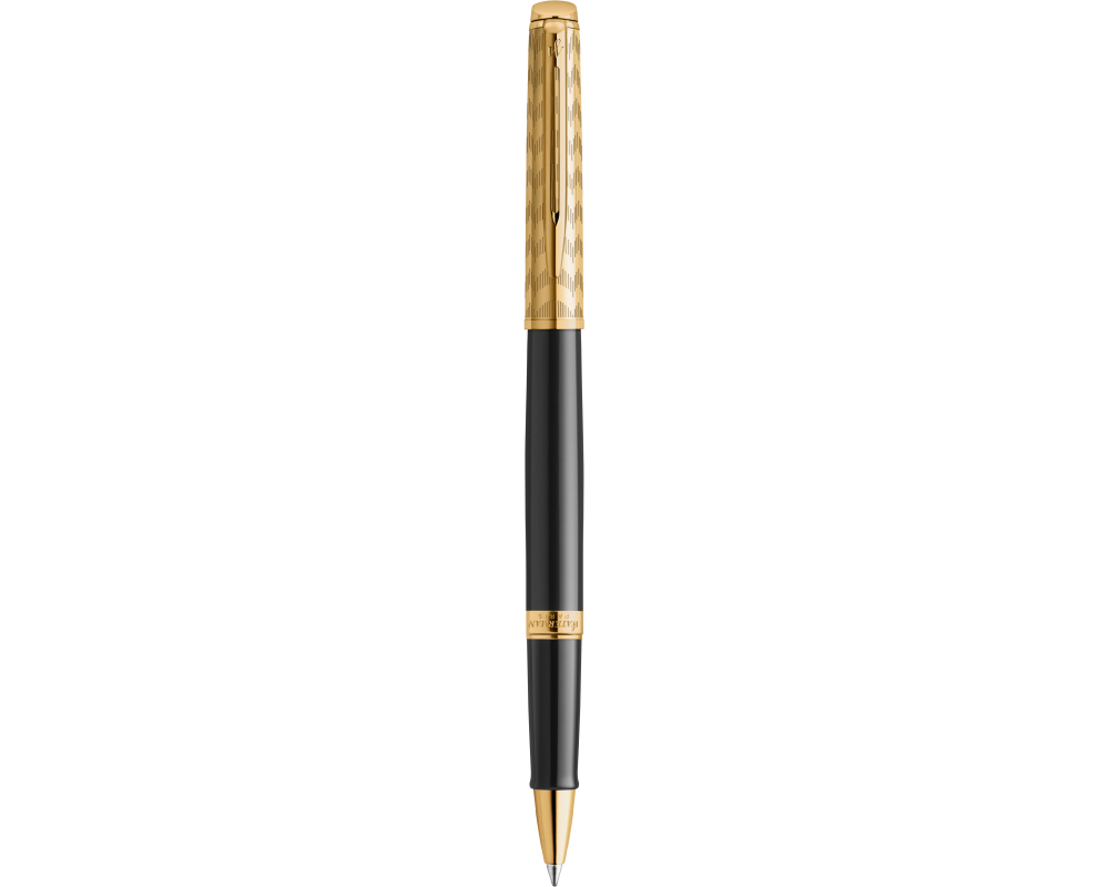 WATERMAN Tintenroller Hemisphere Opera F, Schwarz/Gold