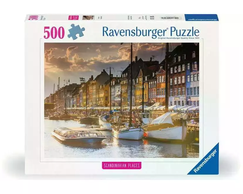 Ravensburger Puzzle Sonnenuntergang in Kopenhagen 500 Teile