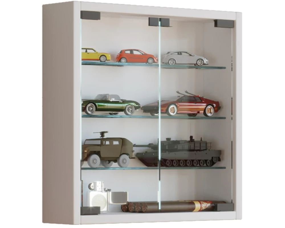 VCM Vitrine Mandosa S 40 x 40 cm, Weiss