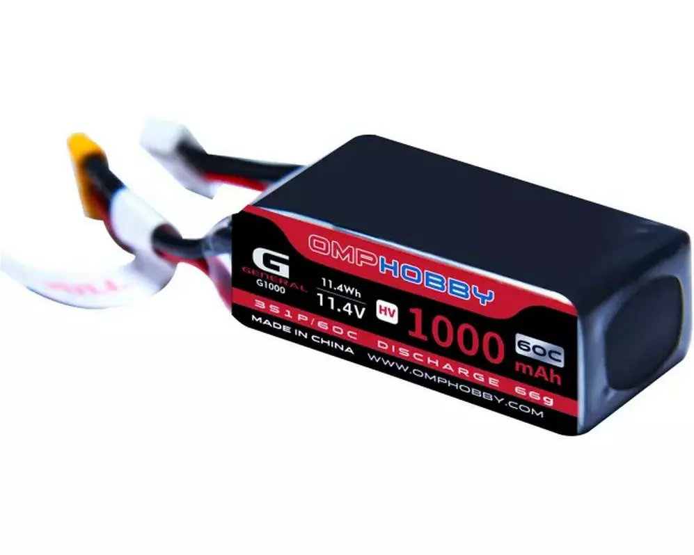 OMPHobby RC-Akku LiPo 11.4 V 1000 mAh 60 C