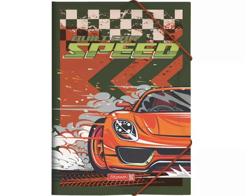 Brunnen Gummibandmappe Fast Wheels A4