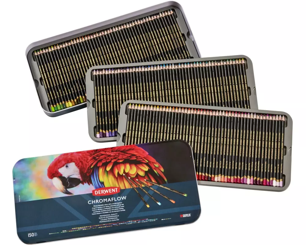 Derwent Farbstifte Chromaflow Professional 150 Stück