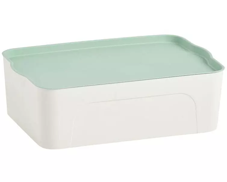 Zeller Present Aufbewahrungsbox 44.5 x 30 x 14 cm, Weiss