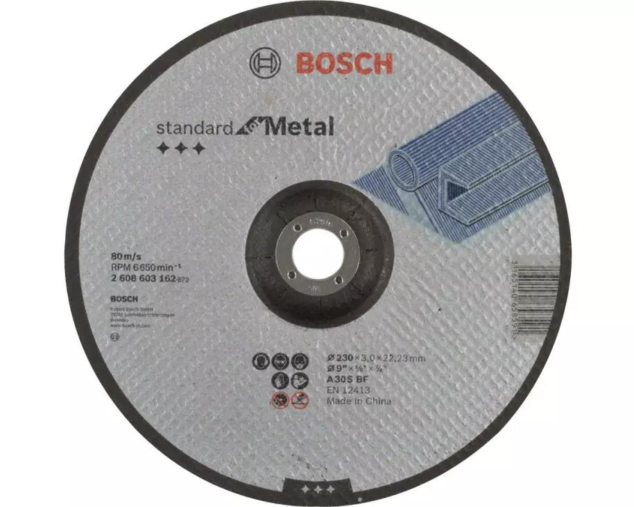 Bosch Professional Trennscheibe gekröpft Standard for Metal, 230 x 3 mm