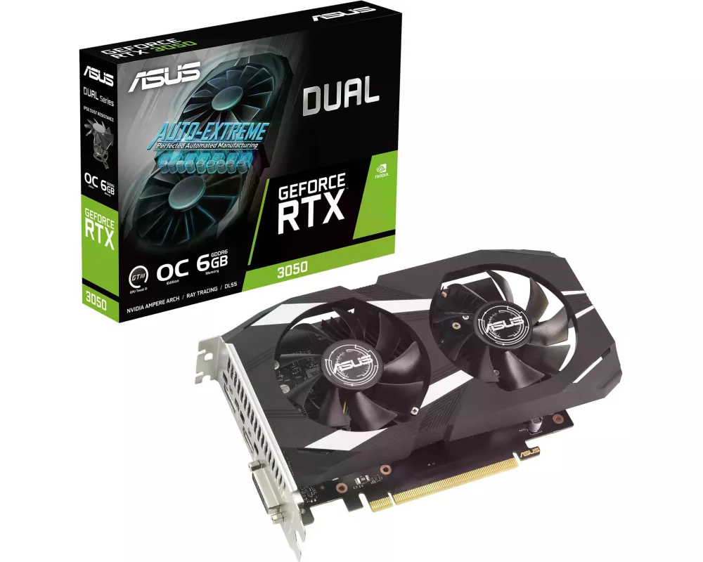 ASUS Grafikkarte Dual GeForce RTX 3050 OC Edition 6 GB