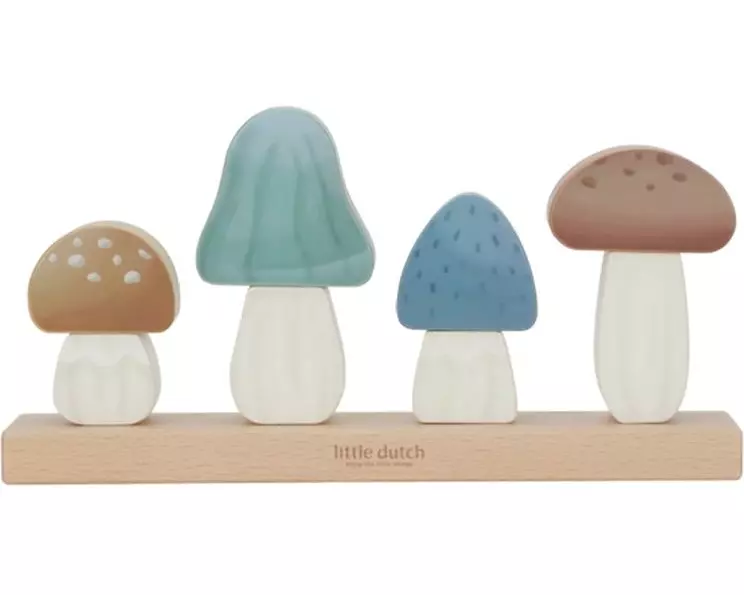 Little Dutch Stapelpilze – Forest Friends FSC Stapelpilze Holz