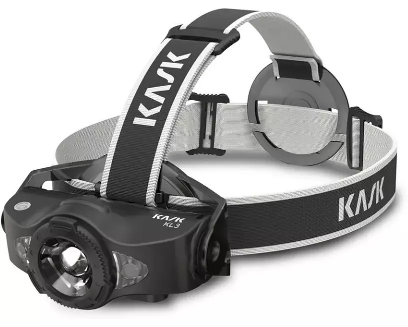 Kask Stirnlampe KL-3 Schwarz/Weiss