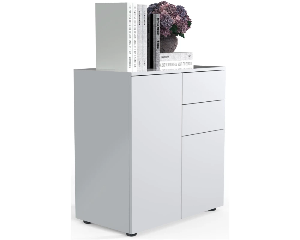VCM Kommode Dalosa 70 x 77 cm, Weiss