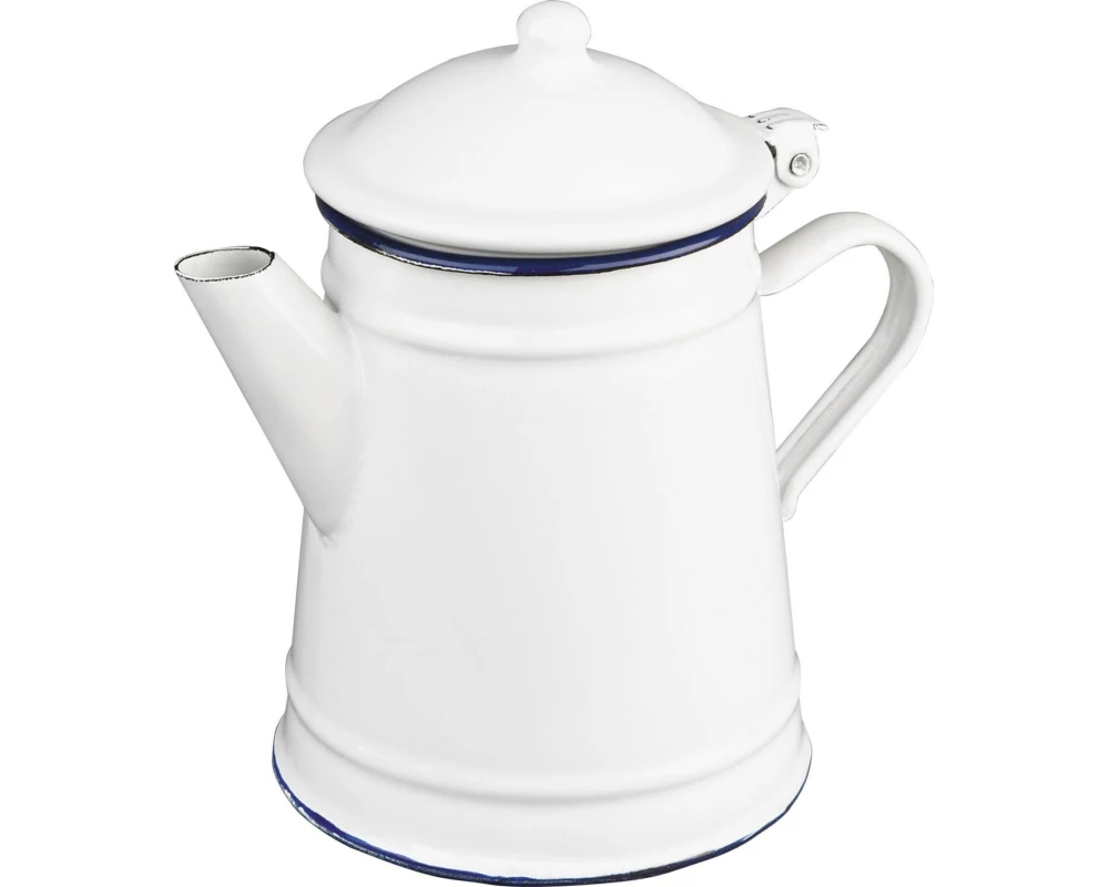 Ibili Kaffeekanne Blanca 1 Liter 1 l, Schwarz