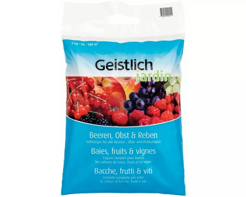 Hauert Geistlich Beeren-, Obst- und Rebendünger 5 kg