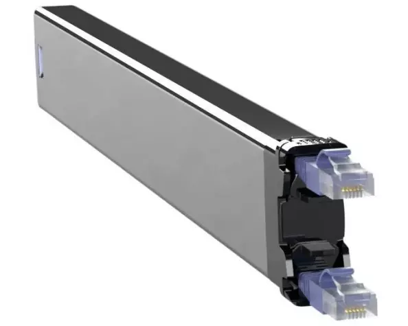 Patchbox Slimpatchkabel Kassette 365 Cat 6A, UTP, 0.8 m, Violett