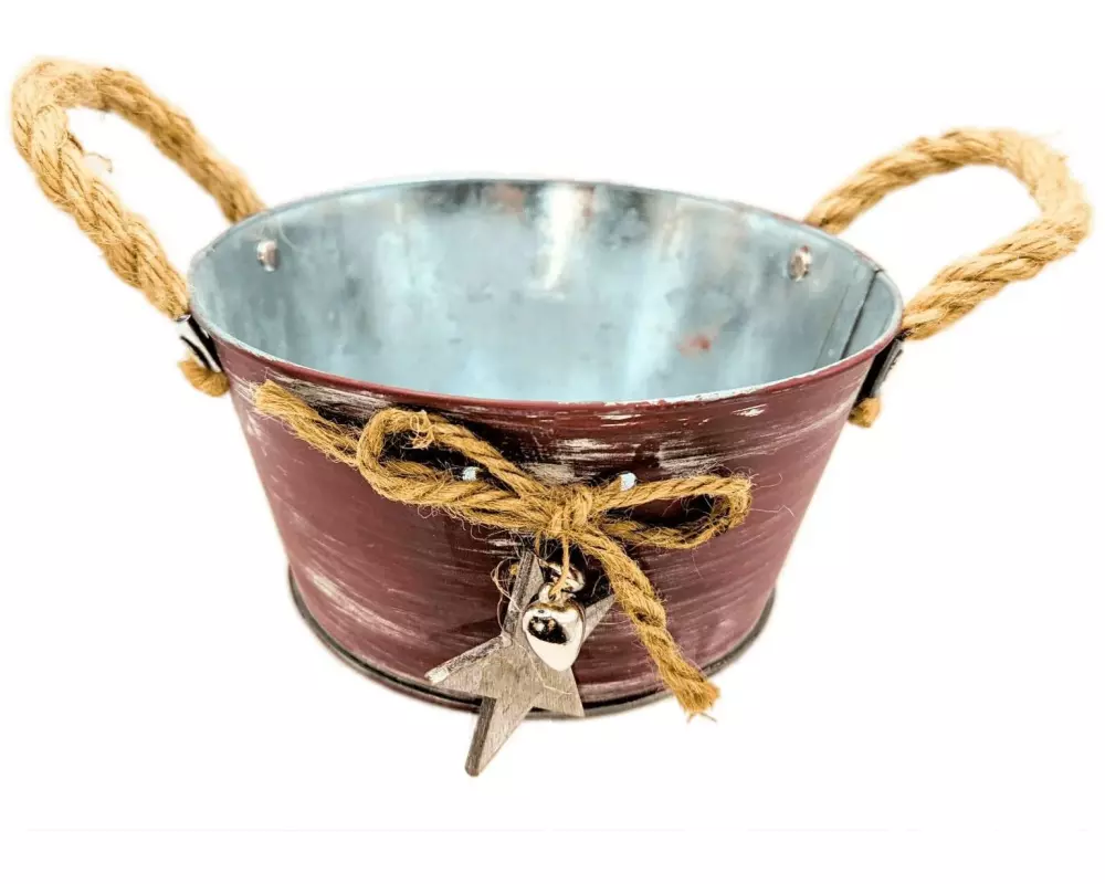 CHALET Weihnachtsdeko 18 x 9 x 14 cm , Rot