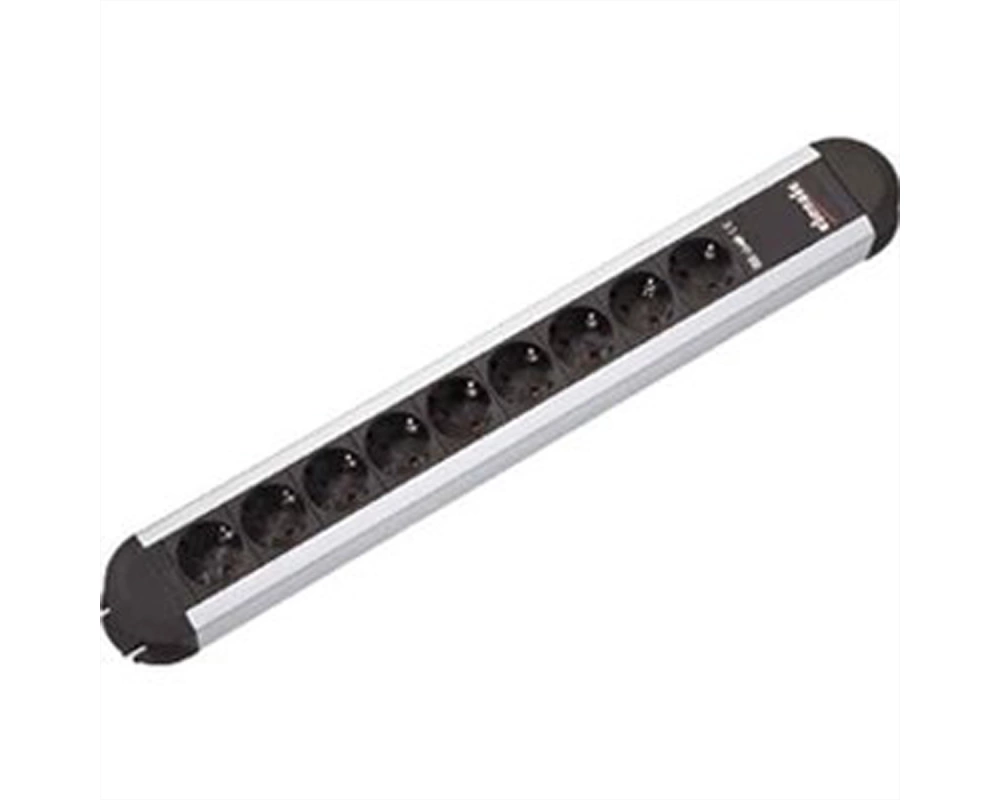 BACHMANN PRIMO Steckdosenleiste 9x Schutzkontakt, Aluminium, 1,75 m