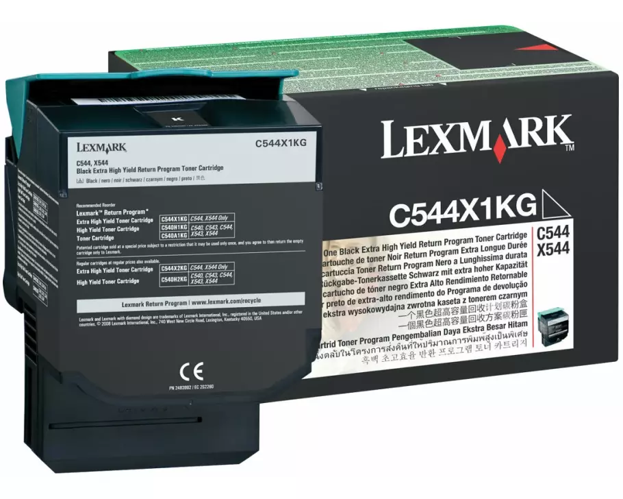 LEXMARK C544, X544 Toner black Extra high Capacity 6.000 pages return