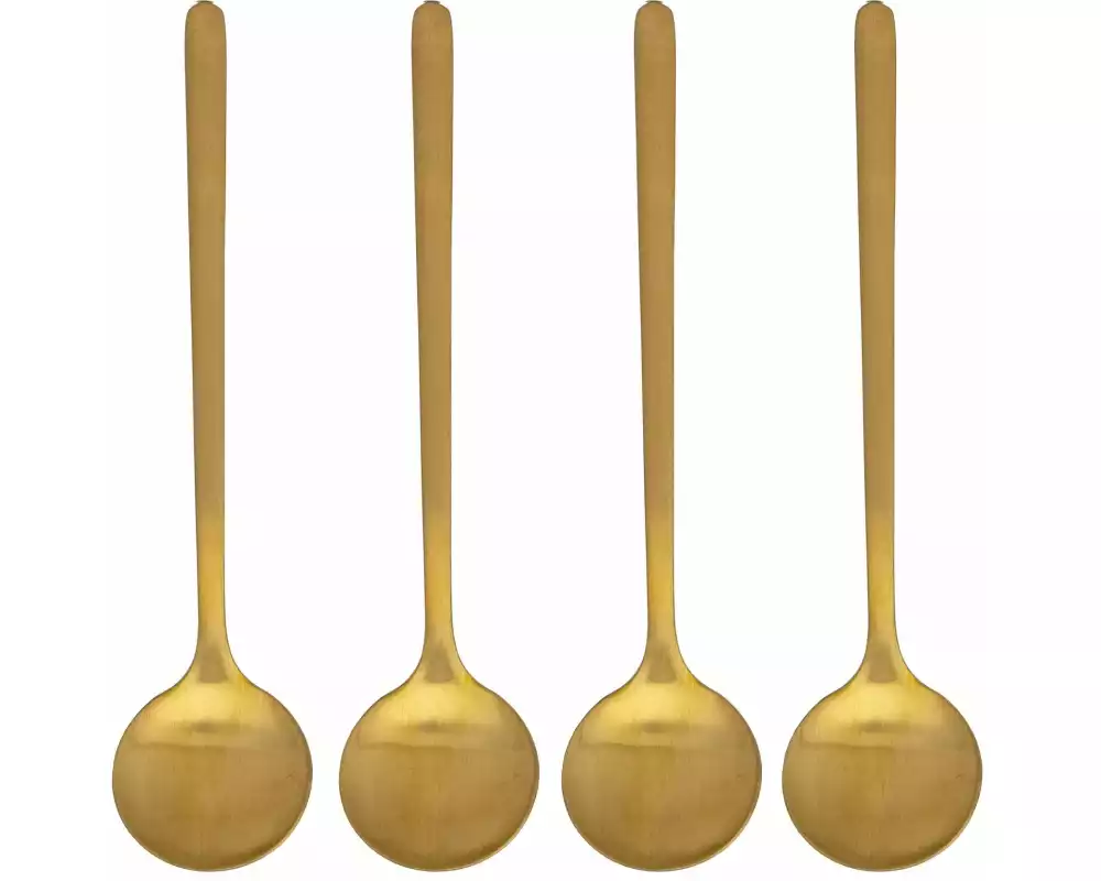 Bialetti Kaffeelöffel Deco Glam 4 Stück, Gold