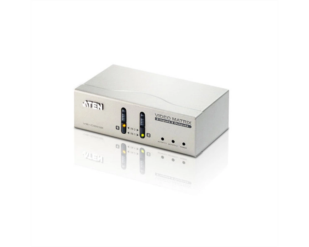 ATEN VS0202 2 x 2 VGA Audio/Video Matrix-Switch