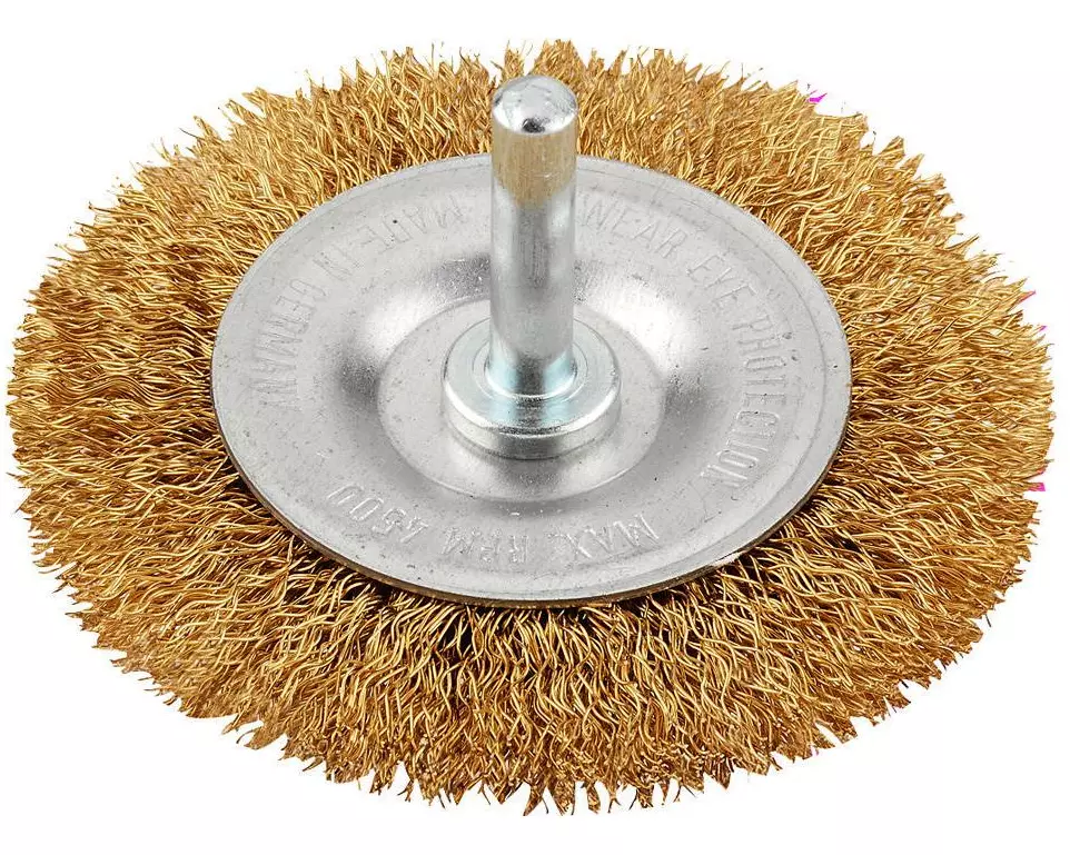 kwb Scheibenbürsten-Set 75 mm Messing, fein