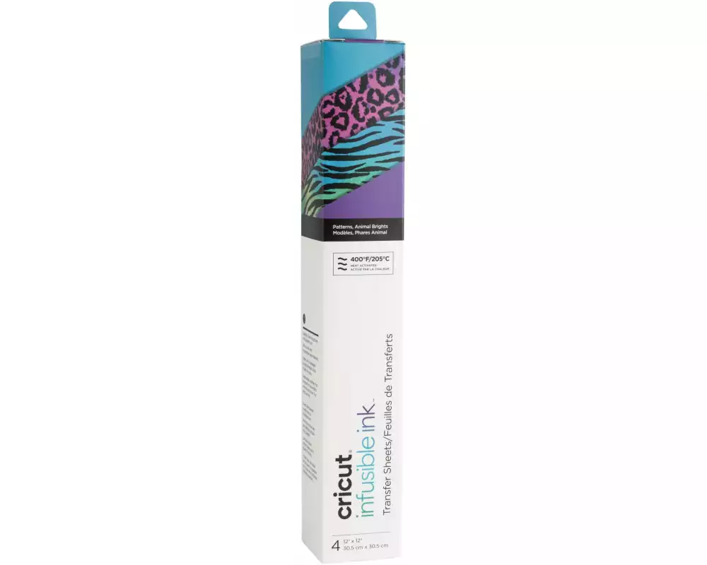 Cricut Aufbügelfolie Infusible Ink Animal Brights 4 Stück
