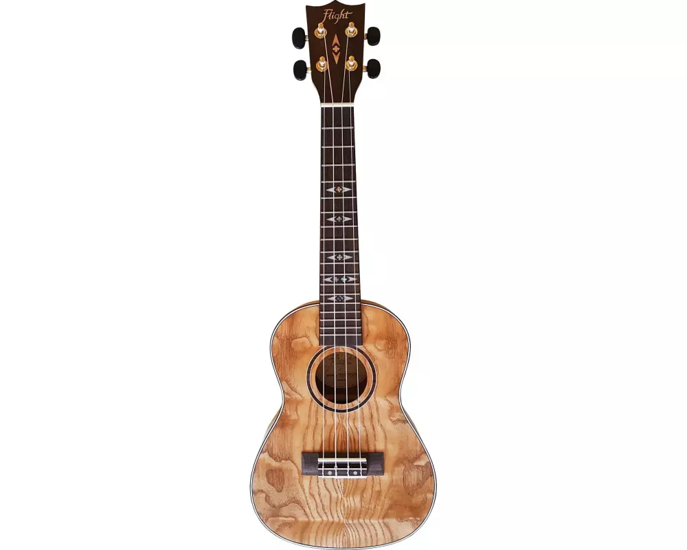Flight Ukulele Concert – Quilted Ash