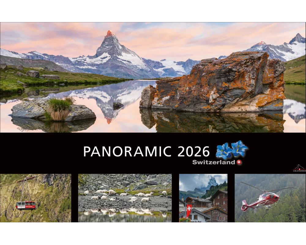 Calendaria Kalender Panoramic Switzerland 2026