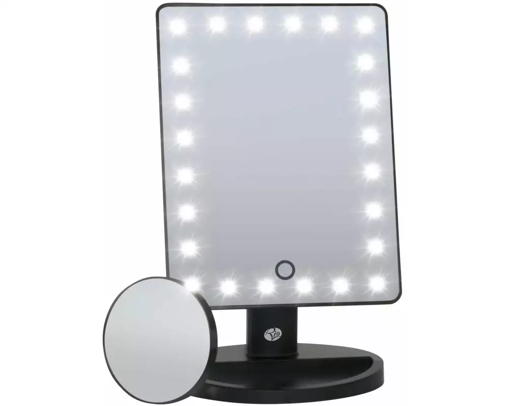 Rio Kosmetikspiegel Touch Beauty Mirror Schwarz